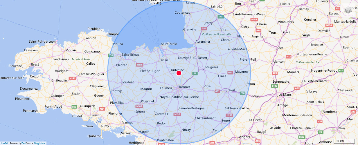 Carte montreuil-sur-ille